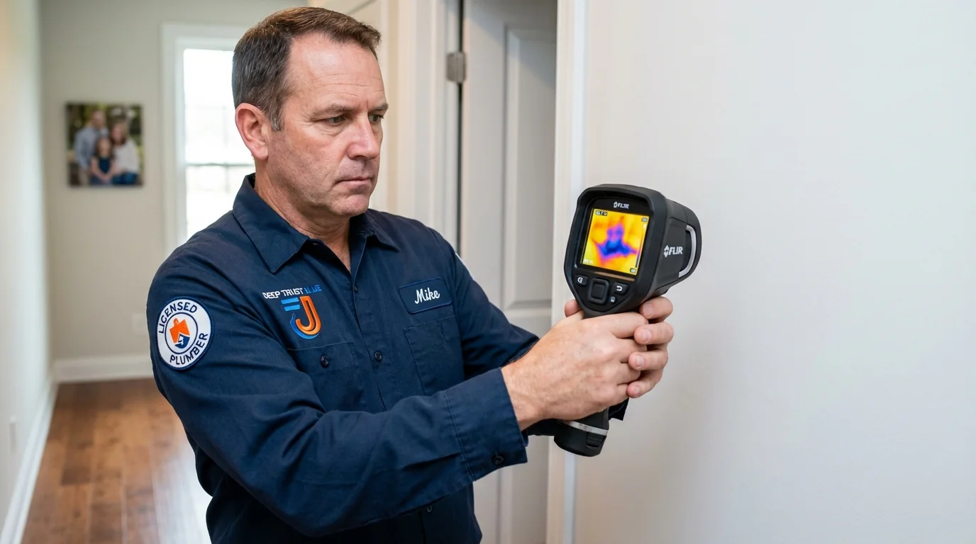 Thermal imaging leak detection by Johns Plumbing LLC in Boone